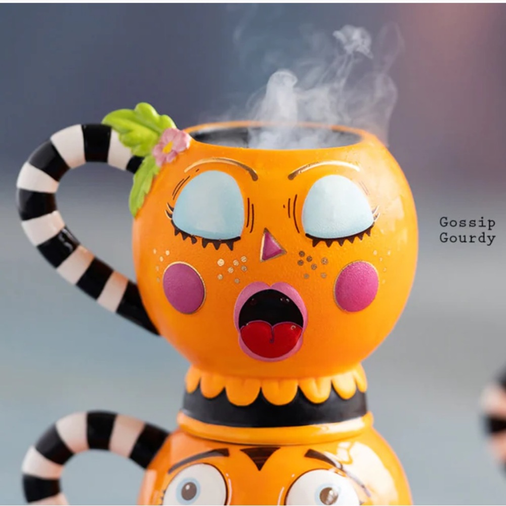 Glitterville Gossip Gourdy Mug